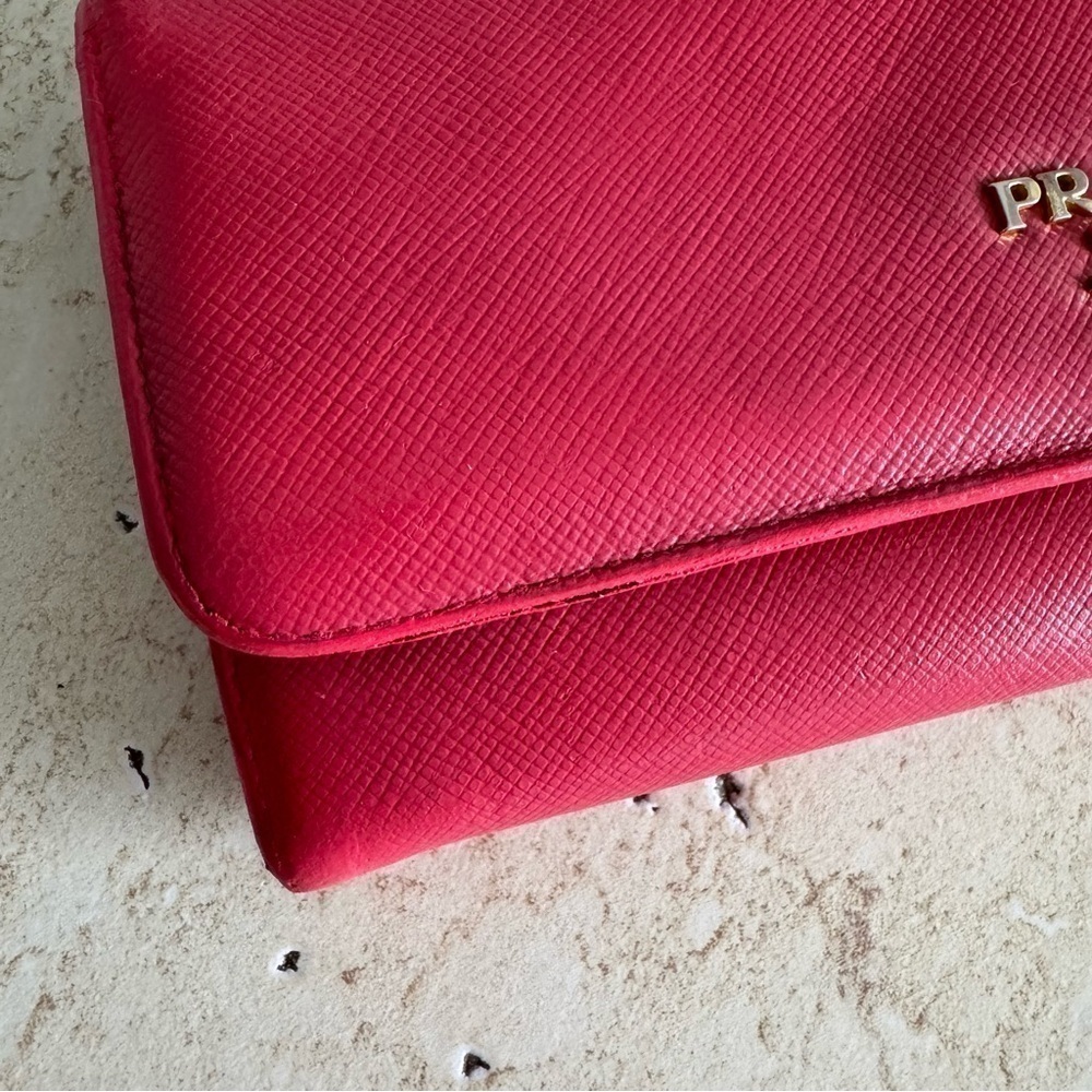 PRADA Milano Pink Long Wallet, Authentic - Picture 4 of 16